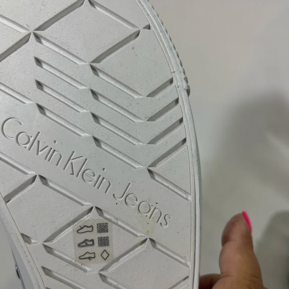 Calvin Klein‎ Jeans DORA Canvas Sneakers Womens Sz 9 BABY BLUE NEW